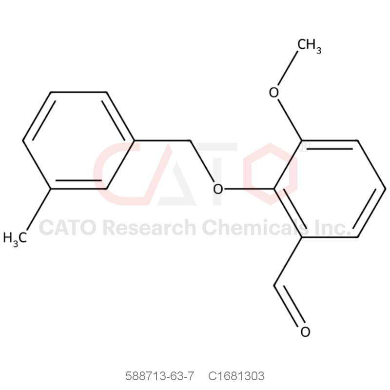 CAS No.:588713-63-7,3-Methoxy-2-((3-methylbenzyl)oxy)benzaldehyde