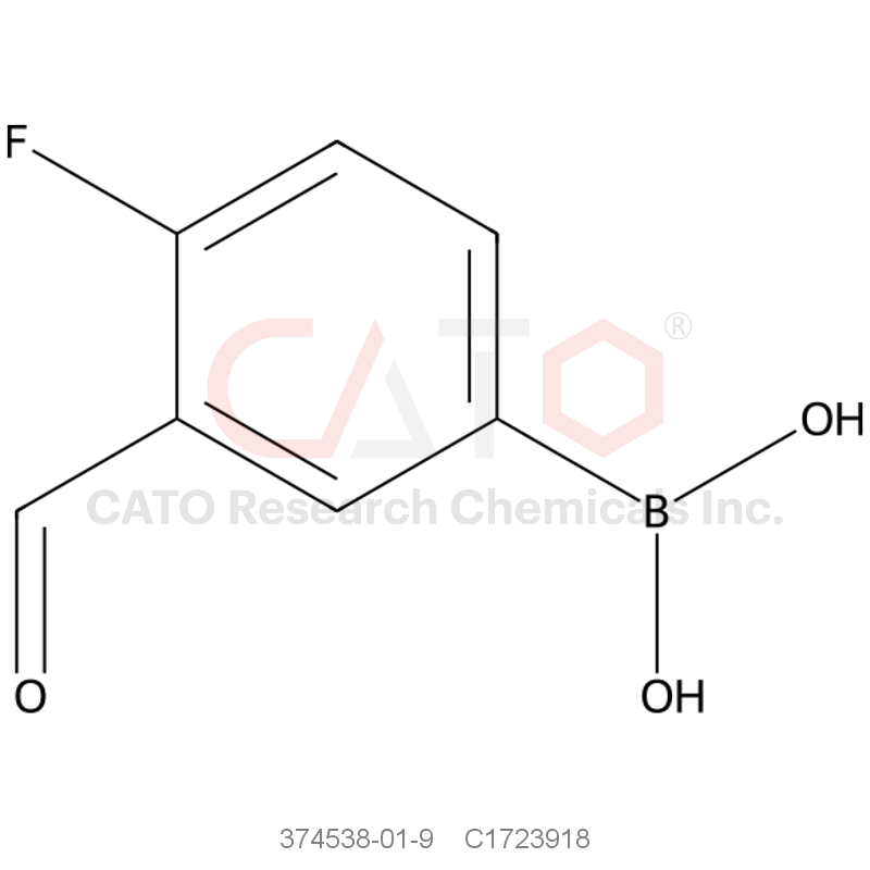 CAS No.:374538-01-9,4-Fluoro-3-formylphenylboronic Acid