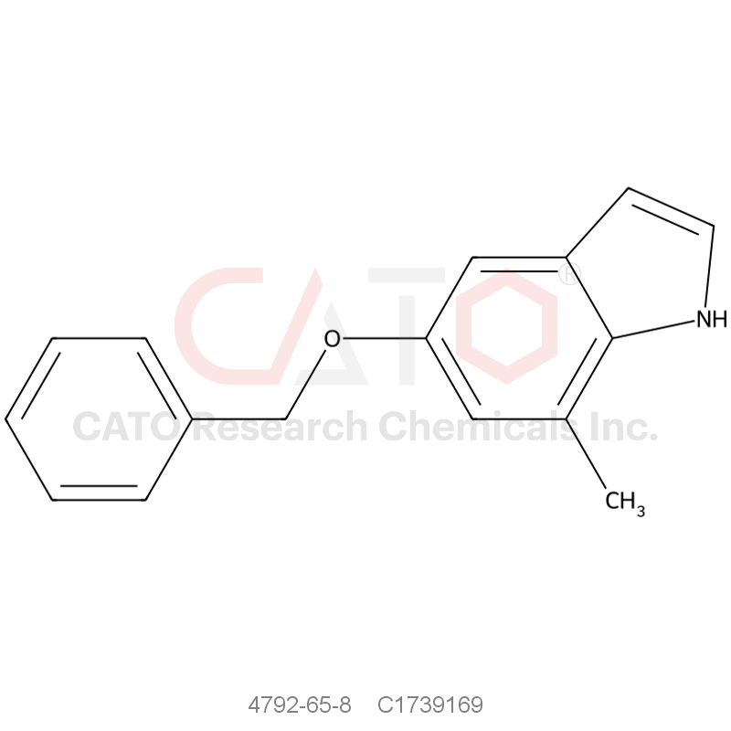CAS No.:4792-65-8,5-(Benzyloxy)-7-methyl-1H-indole
