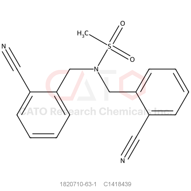 CAS No.:1820710-63-1,N,N-Bis(2-cyanobenzyl)methanesulfonamide