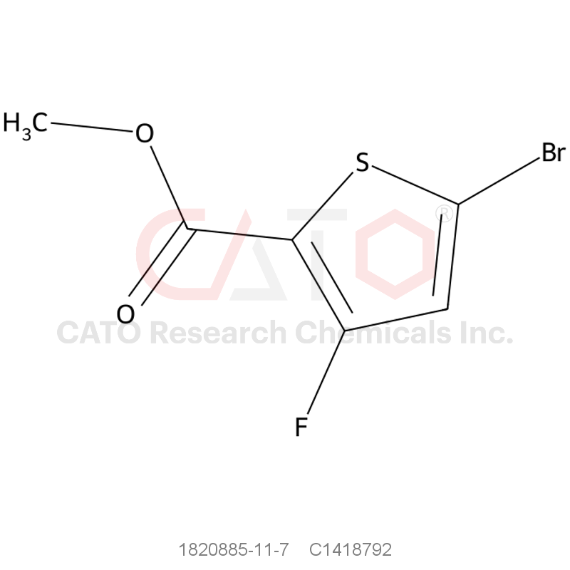 CAS No.:1820885-11-7,methyl 5-bromo-3-fluoro-thiophene-2-carboxylate