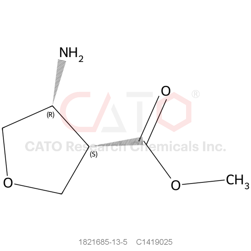 CAS No.:1821685-13-5,Methyl (3S,4R)-4-aminotetrahydrofuran-3-carboxylate