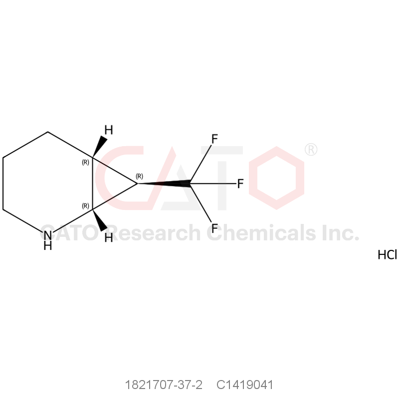 CAS No.:1821707-37-2,Rac-(1r,6r,7r)-7-(trifluoromethyl)-2-azabicyclo[4.1.0]heptane hydrochloride