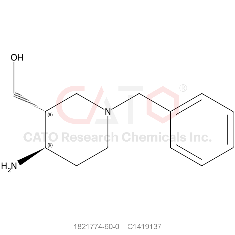 CAS No.:1821774-60-0,((3R,4R)-4-amino-1-benzylpiperidin-3-yl)methanol