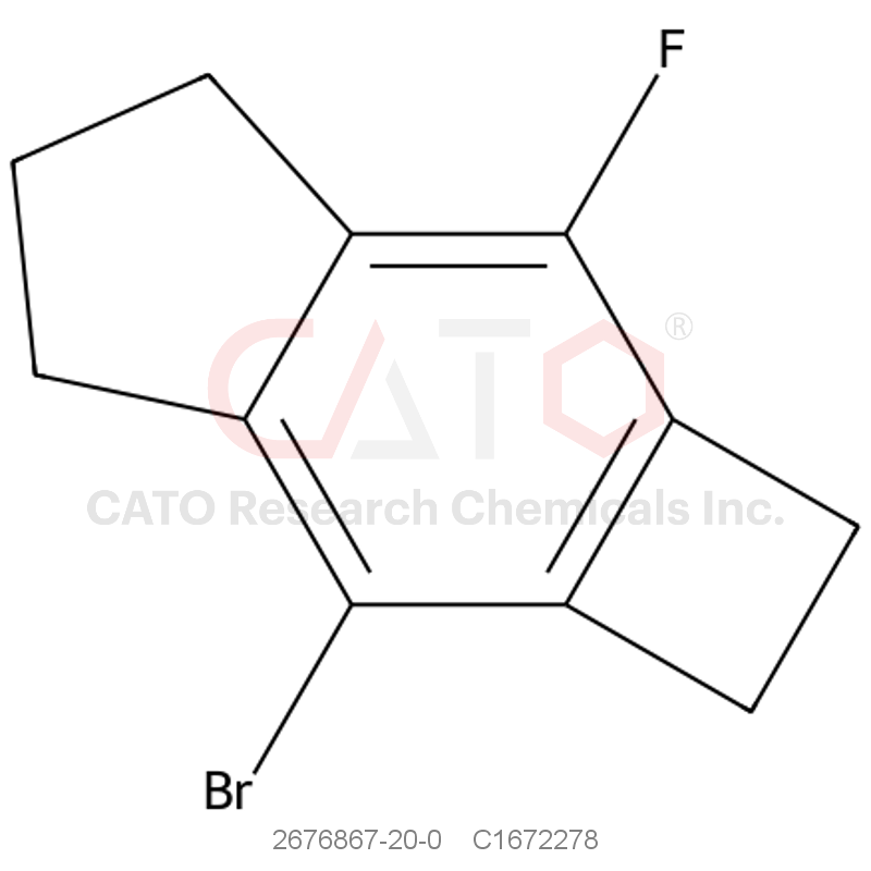 CAS No.:2676867-20-0,3-Bromo-7-fluoro-2,4,5,6-tetrahydro-1H-cyclobuta[f]indene