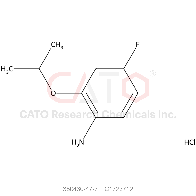 CAS No.:380430-47-7,4-Fluoro-2-isopropoxyaniline hydrochloride