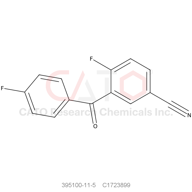 CAS No.:395100-11-5,4-Fluoro-3-[(4-fluorophenyl)carbonyl]benzenecarbonitrile