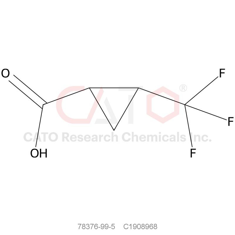 CAS No.:78376-99-5,trans-2-(Trifluoromethyl)cyclopropanecarboxylic Acid