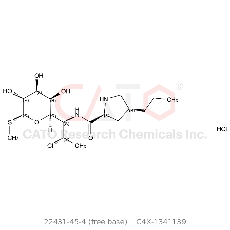 CAS No.:22431-45-4 (free base),N-Demethylclindamycin HCl