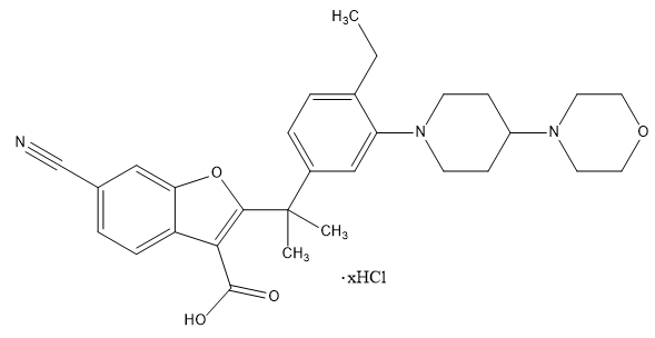 CAS No.:1256698-42-6(free base),Alectinib Impurity 33 ·xHCl